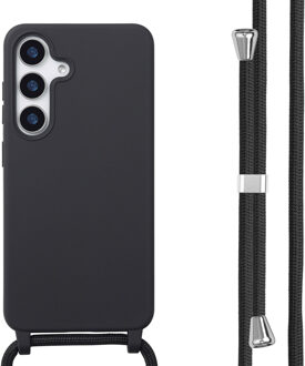 Imoshion Siliconen hoesje met koord voor de Samsung Galaxy S25 - Zwart