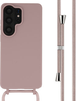 Imoshion Siliconen hoesje met koord voor de Samsung Galaxy S26 Ultra - Sand Pink Roze