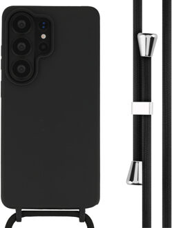 Imoshion Siliconen hoesje met koord voor de Samsung Galaxy S26 Ultra - Zwart