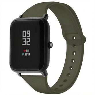 Imoshion Siliconen Smartwatch Bandje voor de Amazfit GTS / BIP - Donkergroen