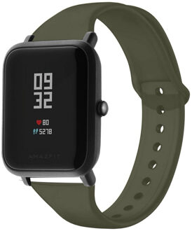 Imoshion Siliconen Smartwatch Bandje voor de Amazfit GTS / BIP - Donkergroen