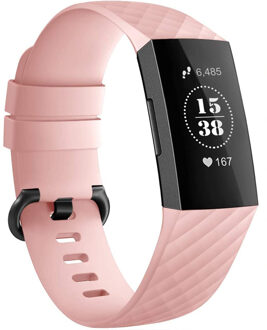 Imoshion Siliconen Smartwatch Bandje Voor De Fitbit Charge 2,fitbit Charge 3,fitbit Charge 4 - Roze