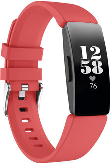 Imoshion Siliconen Smartwatch Bandje Voor De Fitbit Inspire - Rood