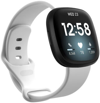 Imoshion Siliconen Smartwatch Bandje voor de Fitbit Versa 3 - Wit