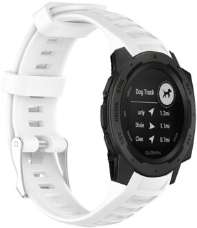 Imoshion Siliconen Smartwatch Bandje voor de Garmin Instinct - Wit