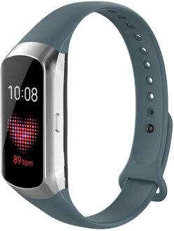 Imoshion Siliconen Smartwatch Bandje Voor De Samsung Galaxy Fit - Donkergrijs