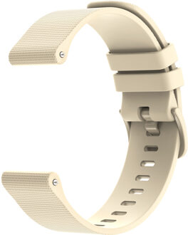 Imoshion Siliconen sport bandje met gesp - Universeel 20 mm aansluiting - Beige - One size