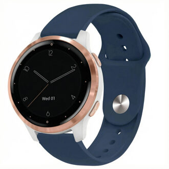 Imoshion Siliconen Sport bandje - Universeel 18 mm aansluiting - Donkerblauw - One size