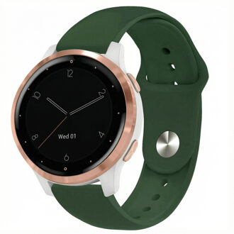 Imoshion Siliconen Sport bandje - Universeel 18 mm aansluiting - Donkergroen - One size