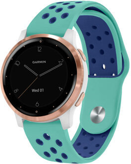 Imoshion Siliconen sport bandje - Universeel 18 mm aansluiting - Turquoise / Blauw Groen - One size