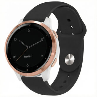 Imoshion Siliconen Sport bandje - Universeel 18 mm aansluiting - Zwart - One size