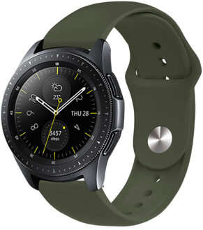 Imoshion Siliconen Sport bandje - Universeel 20 mm aansluiting - Olive Green Groen - One size