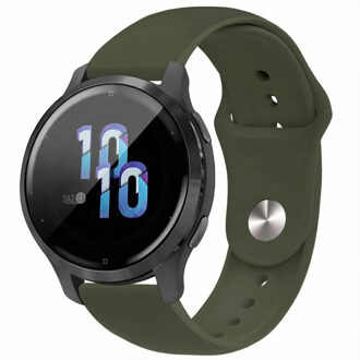 Imoshion Siliconen Sport bandje - Universeel 22 mm aansluiting - Olive Green Groen - One size