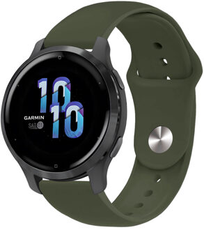 Imoshion Siliconen Sport bandje - Universeel 22 mm aansluiting - Olive Green Groen - One size