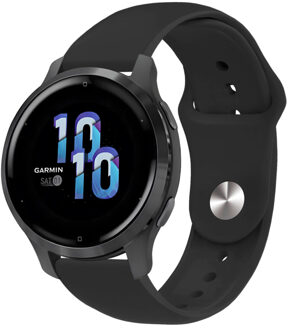 Imoshion Siliconen Sport bandje - Universeel 22 mm aansluiting - Zwart - One size