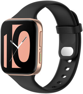 Imoshion Siliconen Sport bandje voor de Oppo Watch 41 mm - Zwart
