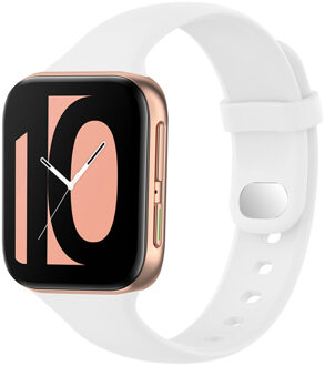 Imoshion Siliconen Sport bandje voor de Oppo Watch 46 mm - Wit