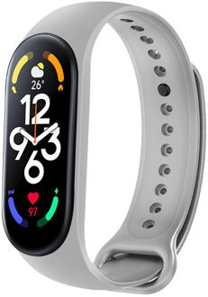 Imoshion Siliconen Sport bandje voor de Xiaomi Mi Band 7 - Grijs - One size