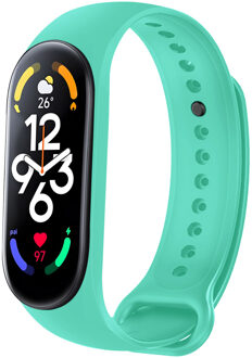 Imoshion Siliconen Sport bandje voor de Xiaomi Mi Band 7 - Mintgroen - One size