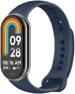 Imoshion Siliconen Sport bandje voor de Xiaomi Smart Band 8 / 9 - Donkerblauw - One size