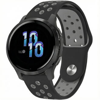 Imoshion Siliconen sportbandje - Universeel 22 mm aansluiting - Black / Grey Zwart - One size