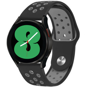 Imoshion Siliconen sportbandje voor de Samsung Galaxy Watch 7 (40/44mm) - Black / Grey Zwart - 44mm