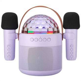 Imoshion Sing & Shine Karaoke set - Speaker en 2 Microfoons - Lavender Lilac - One size