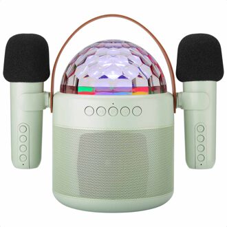 Imoshion Sing & Shine Karaoke set - Speaker en 2 microfoons - Mintgreen Groen - One size