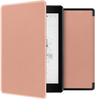 Imoshion Slim Hard Case Bookcase voor de Kobo Aura One - Rosé Goud - 7.8
