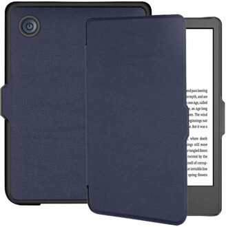 Imoshion Slim Hard Case Bookcase voor de Kobo Clara 2E / Tolino Shine 4 - Donkerblauw - 6