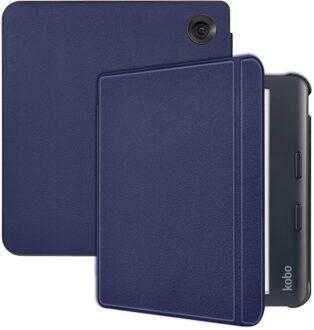 Imoshion Slim Hard Case Bookcase voor de Kobo Libra Colour - Donkerblauw - 7