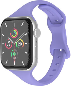 Imoshion Slim siliconen bandje voor de Apple Watch | 38/40/41/42 mm - Lila - 42 mm