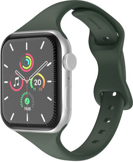 Imoshion Slim siliconen bandje voor de Apple Watch Series 1 t/m 11 / SE / Ultra (44/45/46/49 mm) - Olive Green Groen - 49 mm