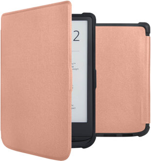 Imoshion Slim Soft Case Bookcase voor de Pocketbook Touch Lux 5 / HD 3 / Basic Lux 4 / Vivlio Lux 5 - Rosé Goud - 6
