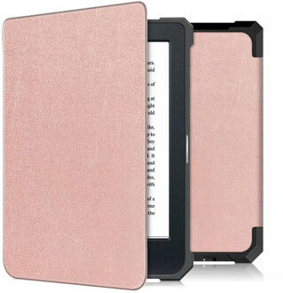 Imoshion Slim Soft Case Booktype Kobo Nia tablethoes - Rosé Goud