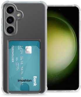 Imoshion Softcase Backcover met pashouder voor de Samsung Galaxy S24 Plus - Transparant