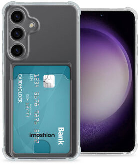 Imoshion Softcase Backcover met pashouder voor de Samsung Galaxy S24 - Transparant