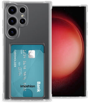 Imoshion Softcase Backcover met pashouder voor de Samsung Galaxy S24 Ultra - Transparant