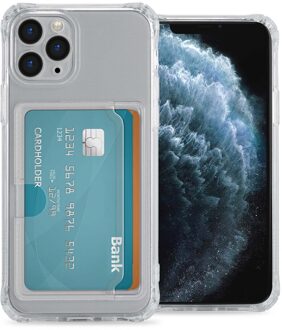 Imoshion Softcase Backcover met pasjeshouder voor de Apple iPhone 11 Pro - Transparant