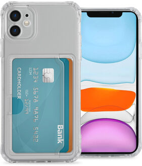 Imoshion Softcase Backcover met pasjeshouder voor de Apple iPhone 11 - Transparant