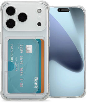 Imoshion Softcase Backcover met pasjeshouder voor de Apple iPhone 17 Pro - Transparant