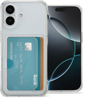 Imoshion Softcase Backcover met pasjeshouder voor de Apple iPhone 17 - Transparant