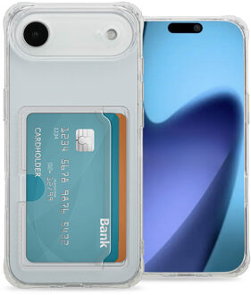 Imoshion Softcase Backcover met pasjeshouder voor de Apple iPhone Air - Transparant