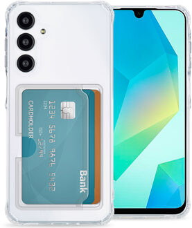 Imoshion Softcase Backcover met pasjeshouder voor de Samsung Galaxy A16 - Transparant