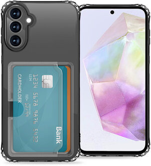 Imoshion Softcase Backcover met pasjeshouder voor de Samsung Galaxy A35 - Transparant