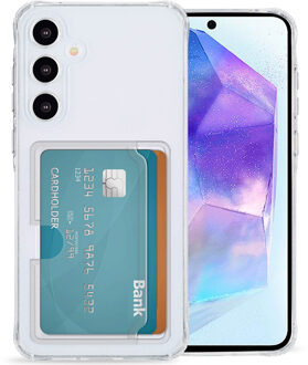 Imoshion Softcase Backcover met pasjeshouder voor de Samsung Galaxy A55 - Transparant