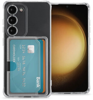 Imoshion Softcase Backcover met pasjeshouder voor de Samsung Galaxy S23 - Transparant