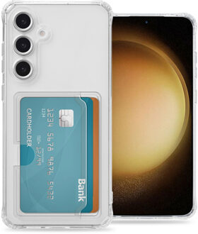 Imoshion Softcase Backcover met pasjeshouder voor de Samsung Galaxy S24 FE - Transparant