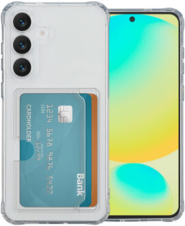 Imoshion Softcase Backcover met pasjeshouder voor de Samsung Galaxy S25 FE - Transparant