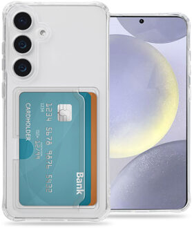 Imoshion Softcase Backcover met pasjeshouder voor de Samsung Galaxy S25 Plus - Transparant